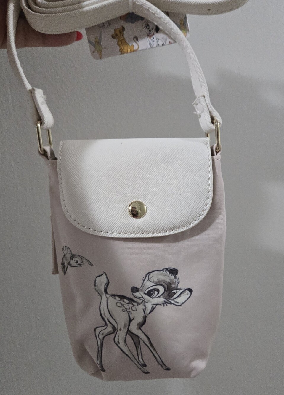 Disney Bambi Small Crossbody Phone Bag with Cream Flap, Primark - Picture 4 of 6